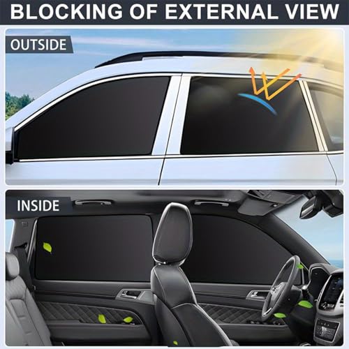 Parasol Ventanilla Coche para VW Touran 2006-2024 con Imanes 6