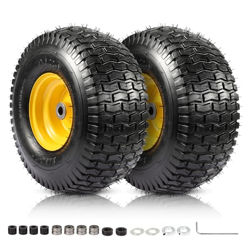15x6.00-6 Tire Assembly 2PCS - Best Heavy-Duty