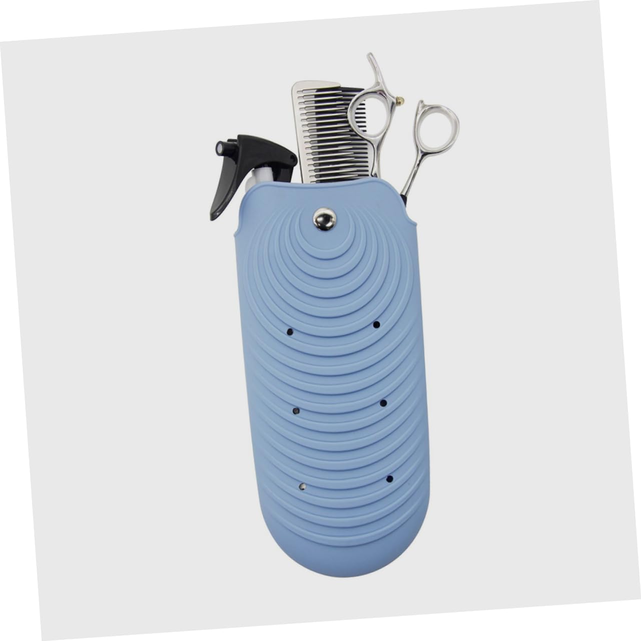 Angoily Silicone Hair Curler Heat Insulation Covers 2pcs Protective Mats Easy to Use and Carry Random Color