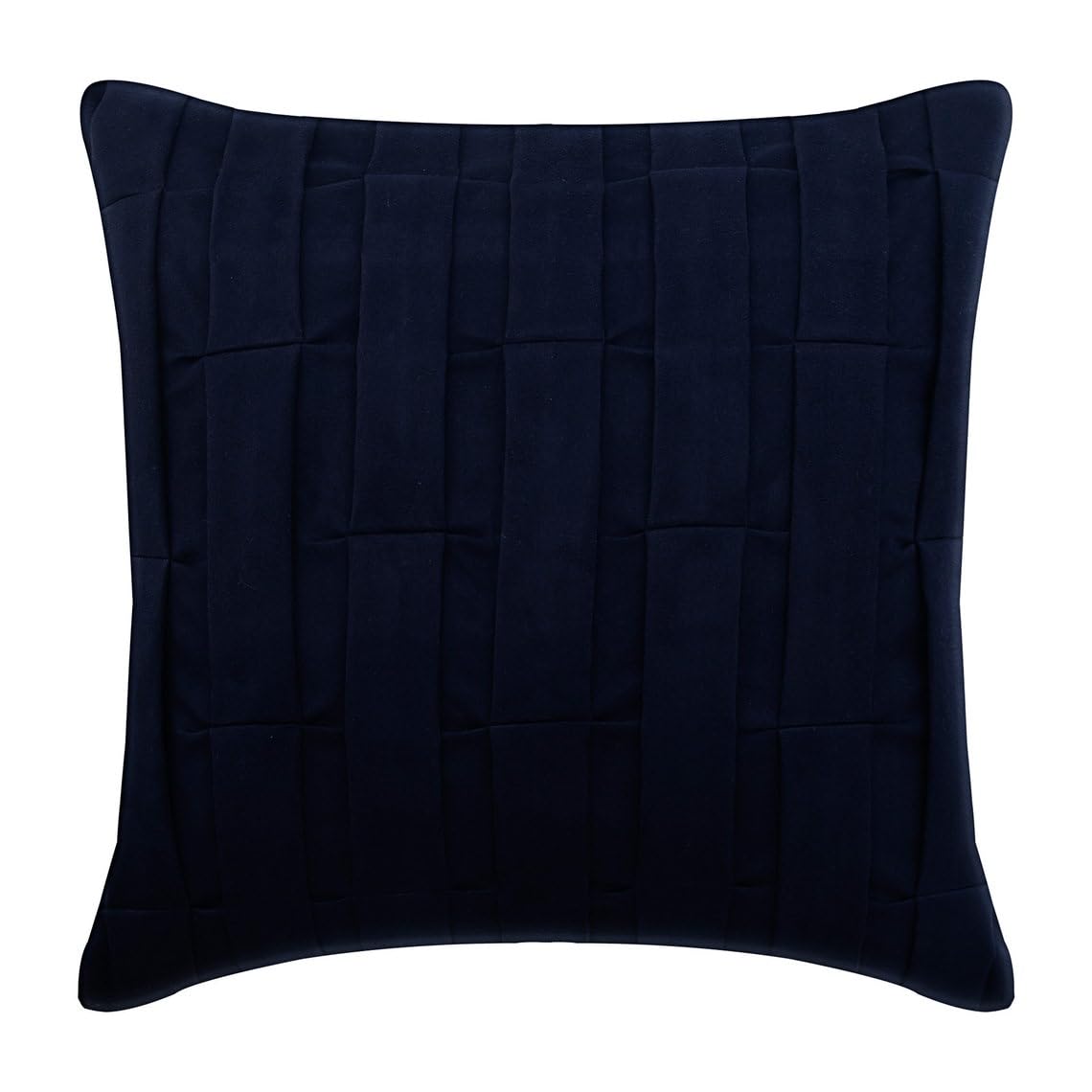 The HomeCentric Decorative Cushion Covers Pack of 2, 50x50 cm (20"x20") Blue, Suede Throw Cushion Covers, Cushion Covers, Solid Color Pillow Covers, Shabby Chic Cushion Covers - Navy Blue Love Tune โ image 1