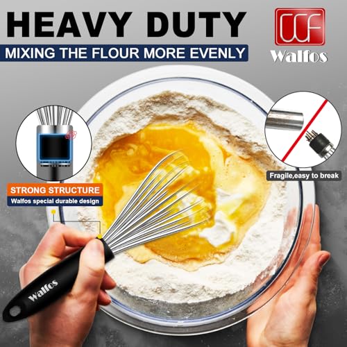 Walfos Stainless Steel Wire Whisk Set thumb #3