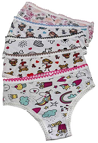 Kit 5 Calcinha Infantil Fio Penteado Macio - K5-infct005-g