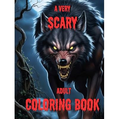 A Very Scary Adult Coloring Book
