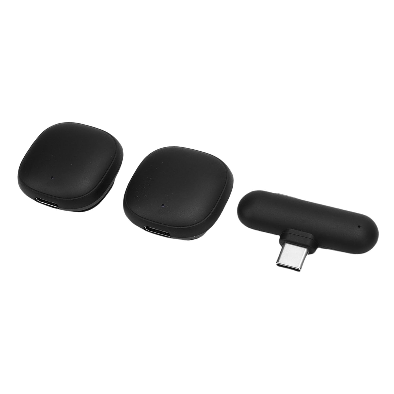 Tbest Bezprzewodowe Mikrofony Lavalier 328 Stóp Zakres AI Redukcja Szumów 2,4 GHz Wireless Lapel MICS z obudową ładowania do Nagrywania Wideo Transmisja na żywo