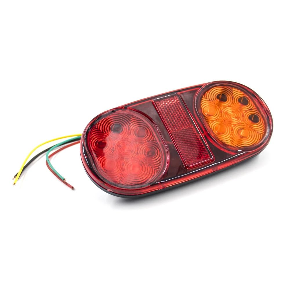 Luces traseras LED impermeables 2 uds. par de remolque barco 12V 24V piezas para camión furgonetas ATV caravanas iluminación coche(24V)