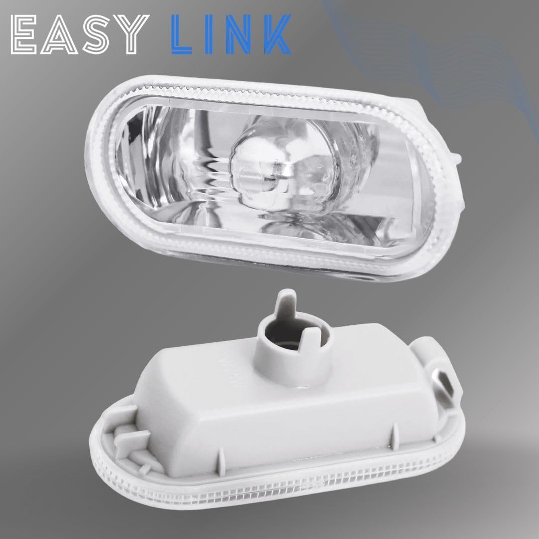 2x Intermitentes Laterales Indicadores Compatible con VW Golf Passat Caddy Polo Amarok T5 Sharan Lupo Bora Up Seat Ibiza Leon Toledo Alhambra