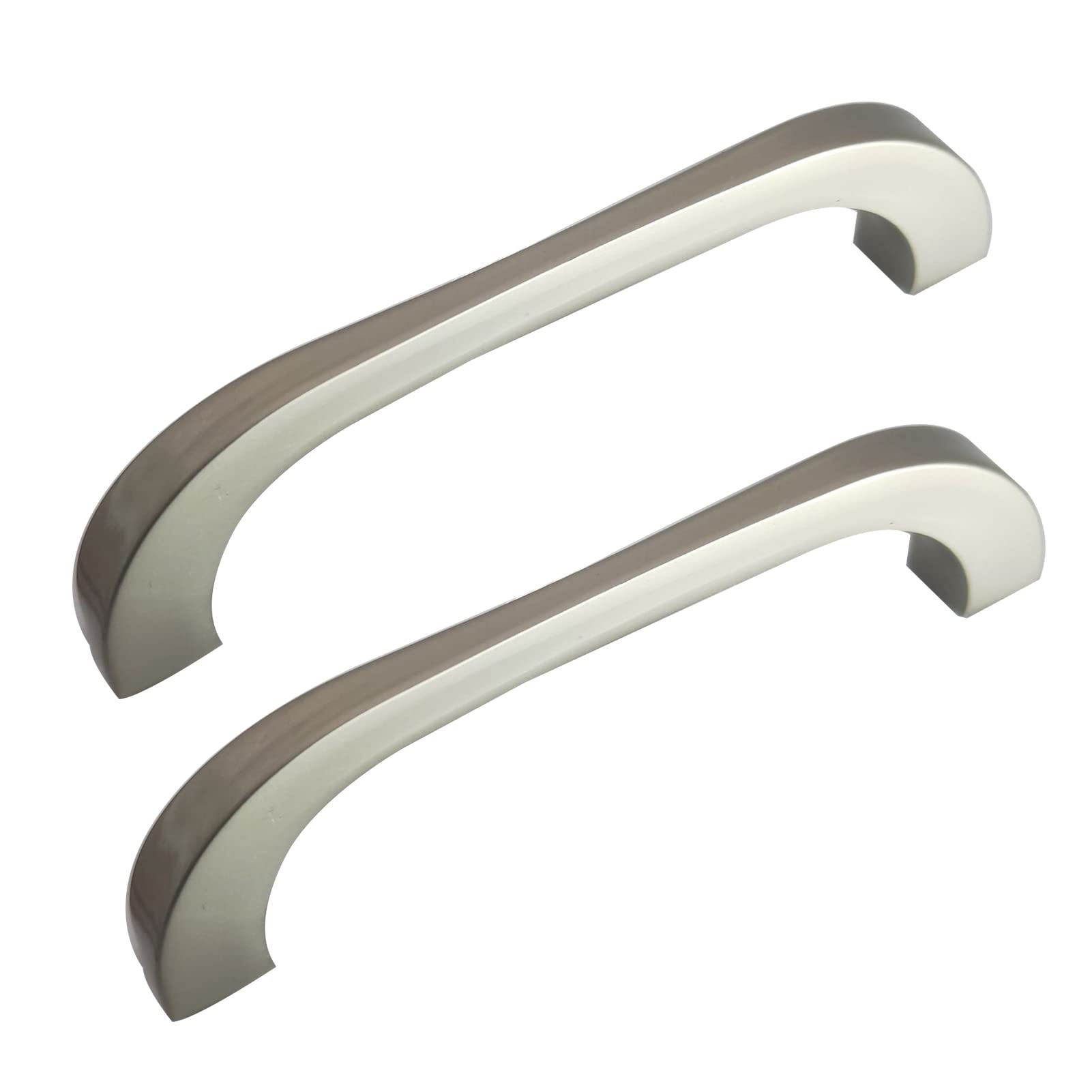 Niusabou D Bow Pulls Oor Handles, 2 Pack Cabinet Rawer Wardrobe Oor Pulls Zincy Bow Handle Multi Size Kitchen Bathroom(,Hole Istance 192Mm)