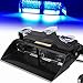 Balise Feu de Détresse Bleu 16 LED Application de la Loi Lumière Avertissement Stroboscope Clignotant Lampe D'urgence avec la ventouse 12V Pour le toit/le tableau de bord/le pare-brise internes