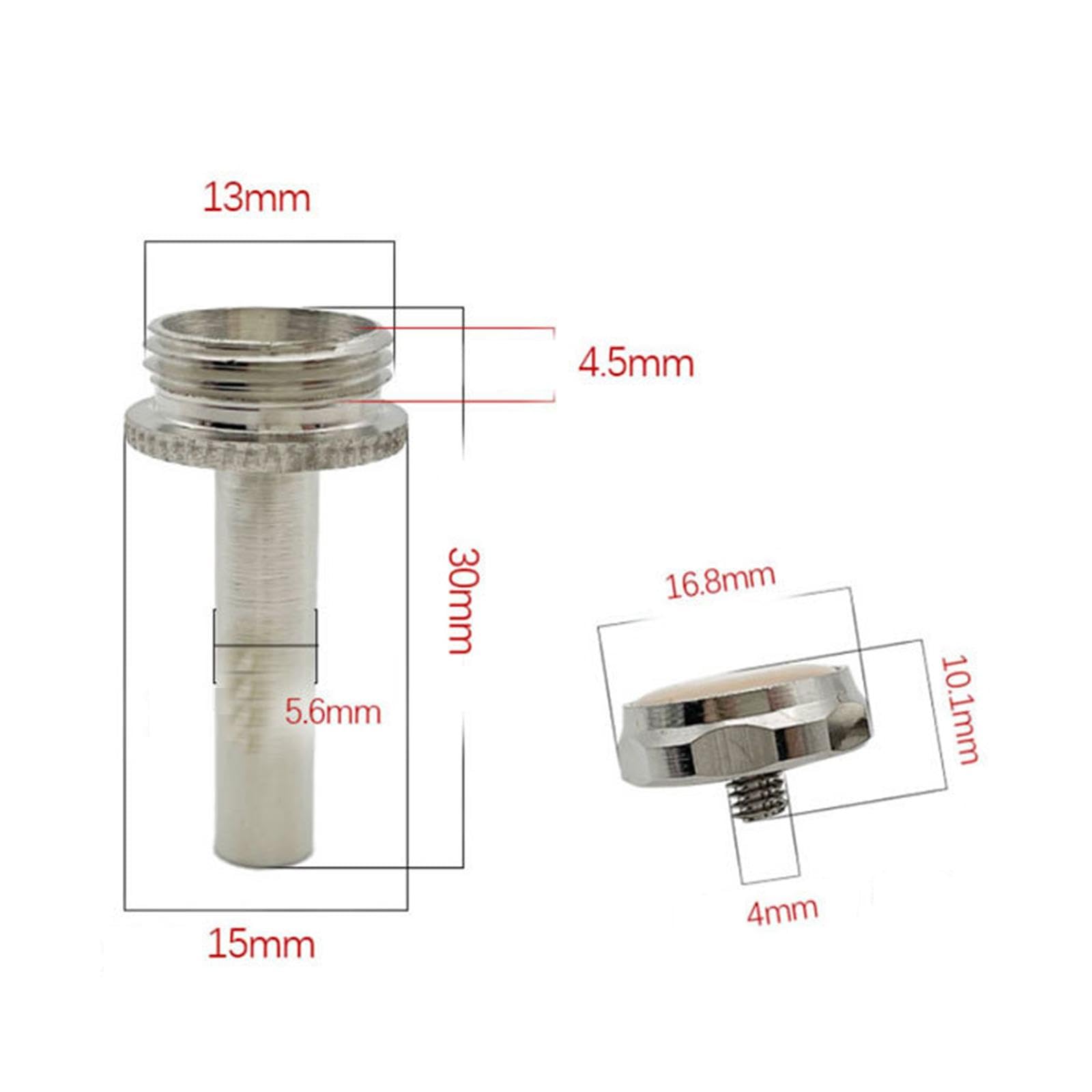 Fenteer Set di cappucci e aste per pulsanti delle valvole della tromba, parti di ricambio per tromba in Sib, forniture per strumenti, trombe tascabili