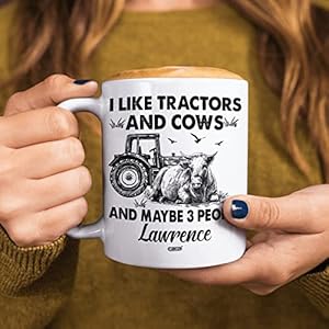 Personalized White Ceramic Coffee Mug Mugs Farm Tractor Customized Name Novelty Cups Oz Christmas Gifts For Men Dad Father Adults Truck Large Travel Cup With Quotes Saying 11 and 15 oz Personalized White Ceramic Coffee Mug Mugs Farm Tractor Customized Name Novelty Cups Oz Christmas Gifts For Men Dad Father Adults Truck Large Travel Cup With Quotes Saying 11 and 15 oz