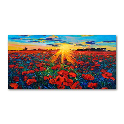 Dosseret en verre fleurs et plantes fond de hotte haut de gamme 140x70