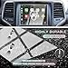 CDEFG Car Touchscreen Navigation Touch Screen Protector for 2014-2018 Grand Cherokee Uconnect, HD Clear Tempered Glass 9H Scratch Resistance (8.4IN)