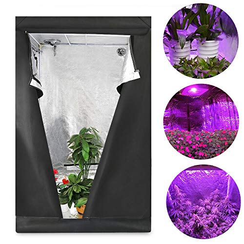 GJR-Zhiwushengzhang Hydroponic Nursery & Grow Room Complete Grow Kit 600D Grow Tent LED Grow System