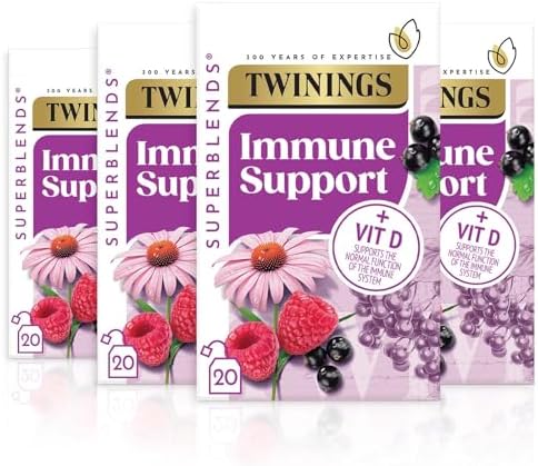 Twinings Superblends Immune Support Tea - Blackcurrant, Raspberry...