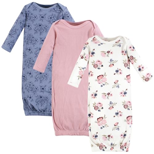 Image of Hudson Baby Unisex Baby Thermal Gown 3pk