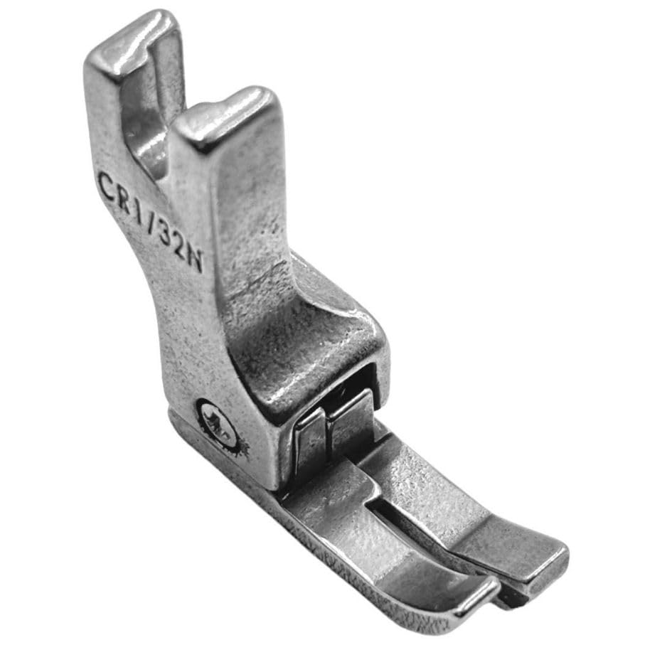 Zenith Metal Pressure Foot Cr 1/32, Compatible for Industrial Sewing Machines Like Brother, Gemsy, Juki, + More (Silver)