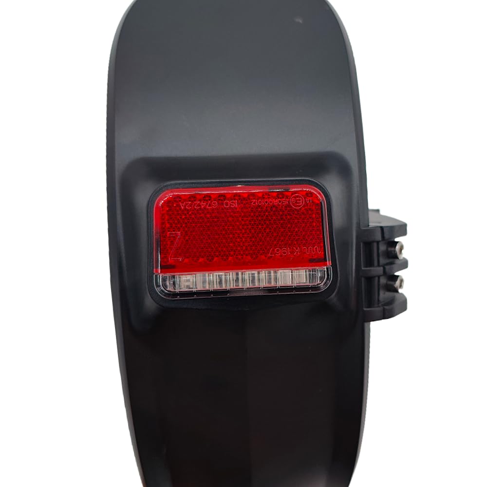 Kit de fendre arrière original avec taillight Applicable à JOYOR S5 S8 S10 Scooter électrique pare-boues arrière avec pièces de remplacement de support d'installation