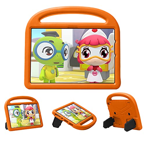 Amazon Kindle Fire HD 10 2021 & Amazon Kindle Fire HD 10 Plus 2021 �P�[�X �n���h���t�� ���y�� �ϏՌ� �X�^���h�@�\ EVA �L�b�Y �q�ǂ��p Amazon Kindle Fire HD 