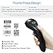 Koolertron Wireless 2D Barcode Scanner,3-in-1 Compatible with Bluetooth Function & 2.4GHz Wireless & Wired,QR PDF417 Data Matrix UPC Rechargeable Bar Code Scanner for Laptops/PC/Android/Apple iOS