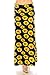Eevee Printed Foldover Waistband Fashionable Maxi Skirt Dress (Sunflower, One Size)