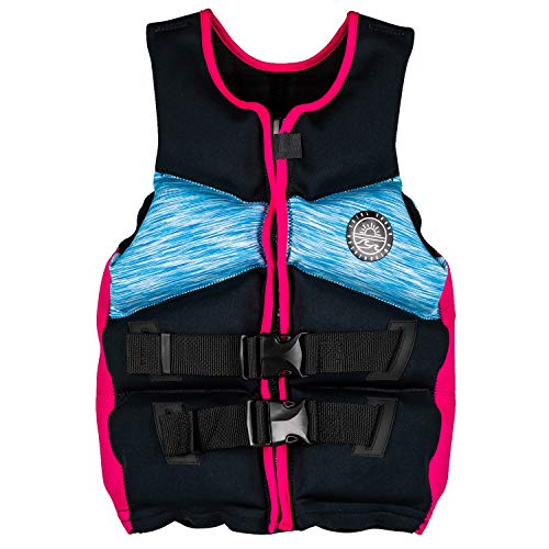 Radar TRA Girl's CGA Life Vest, Vibrant Mesh/Pink/Black, Teen (75-125lbs)