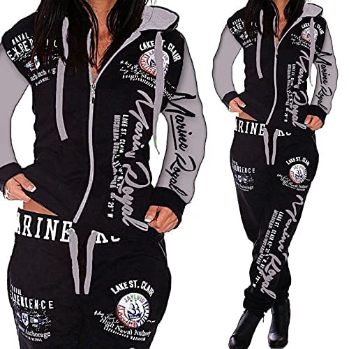 Womens Sweatsuits 2 Piece Hoodie Tracksuit Sets Casual Comfy Jogging Suits for Women2
