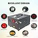 NDCYJG Pcp air compressor 4500PSI Portable Pcp Compressor 12V Dc/110V Ac Pcp Airgun Compressor Manual-stop w/External Power Adapter Built-in Fan Suitable for Paintball Air Rifle Scuba Bottle