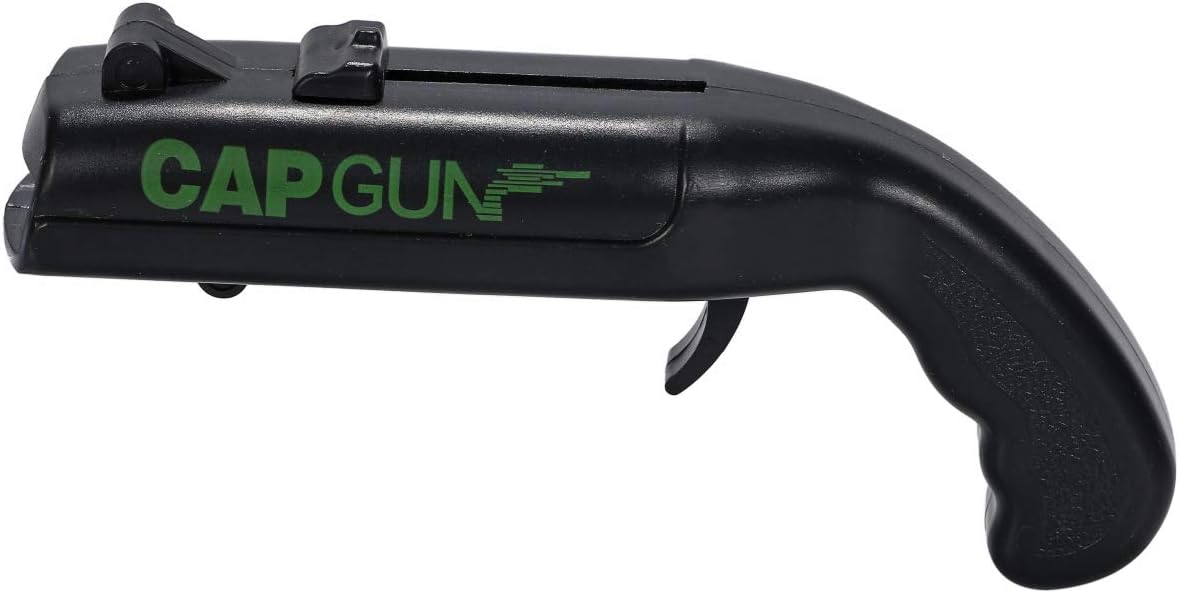 Amazon ほうねん堂 栓抜き CAPGUN キャップガン ピストル型 ボトルオープナー 的当て おもちゃ ブラック ほうねん堂 栓抜き