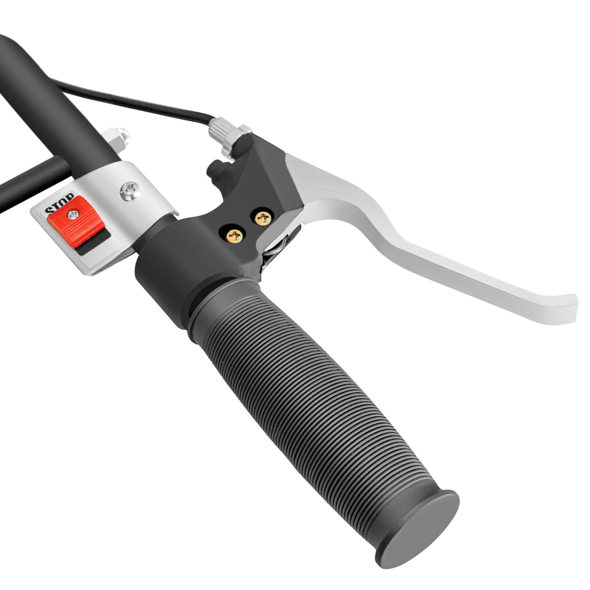 GREENCUT GTC130X - Motoazada de Gasolina 65cc 3,7CV 2 Tiempos, 30cm de Ancho de Trabajo, 15cm de Profundidad, 4 Fresas Intercambiables, Ideal para Huertos y Jardines