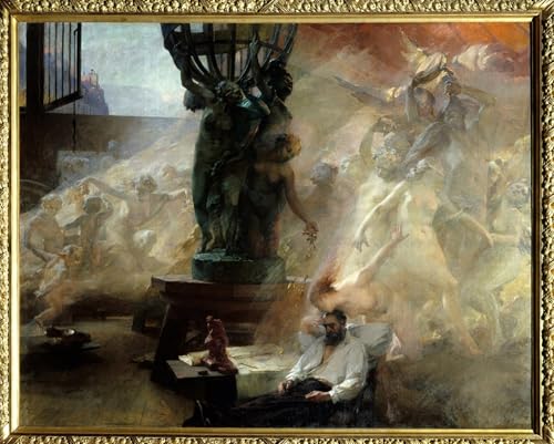 Tableau Impressions d'art Mural la Mort de Jean Baptiste Carpeaux pour Créer un Mur Galerie