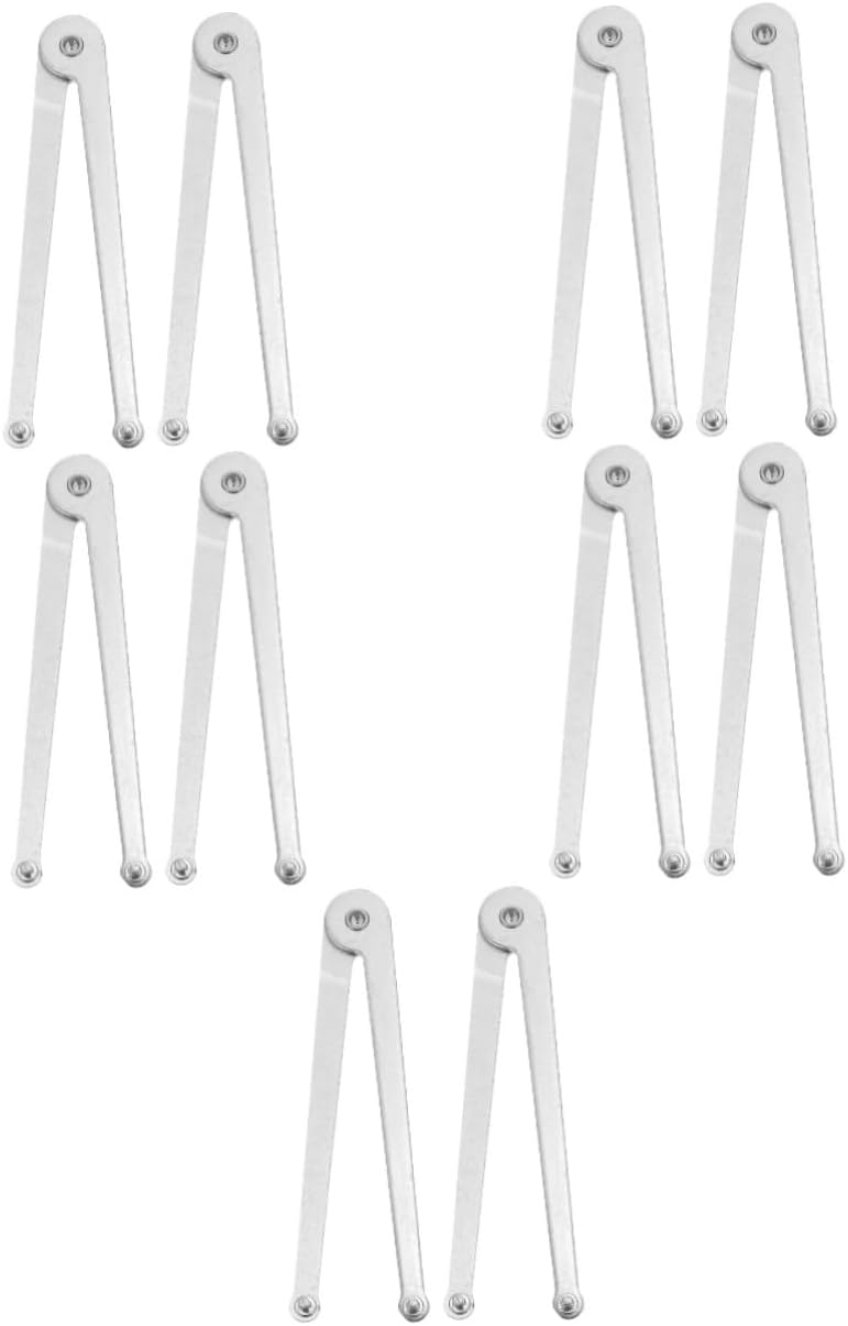 10pcs Adjustable Ratchet Wrench Angle Grinder Tool Locking Spanner Wrench for Power Tools