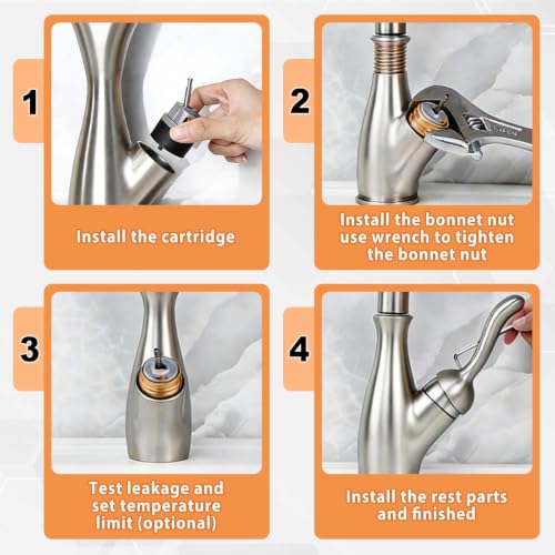 Cartucho de grifo SPEEDWOX PR50587 para lavabo de una maneta con llave Allen 5