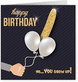 Cult Kitty - Now, You Grow Up - Rude Birthday Cards for Women - Funny Birthday Cards for Women - Funny Birthday Cards For Women - Naughty Birthday Cards for Her