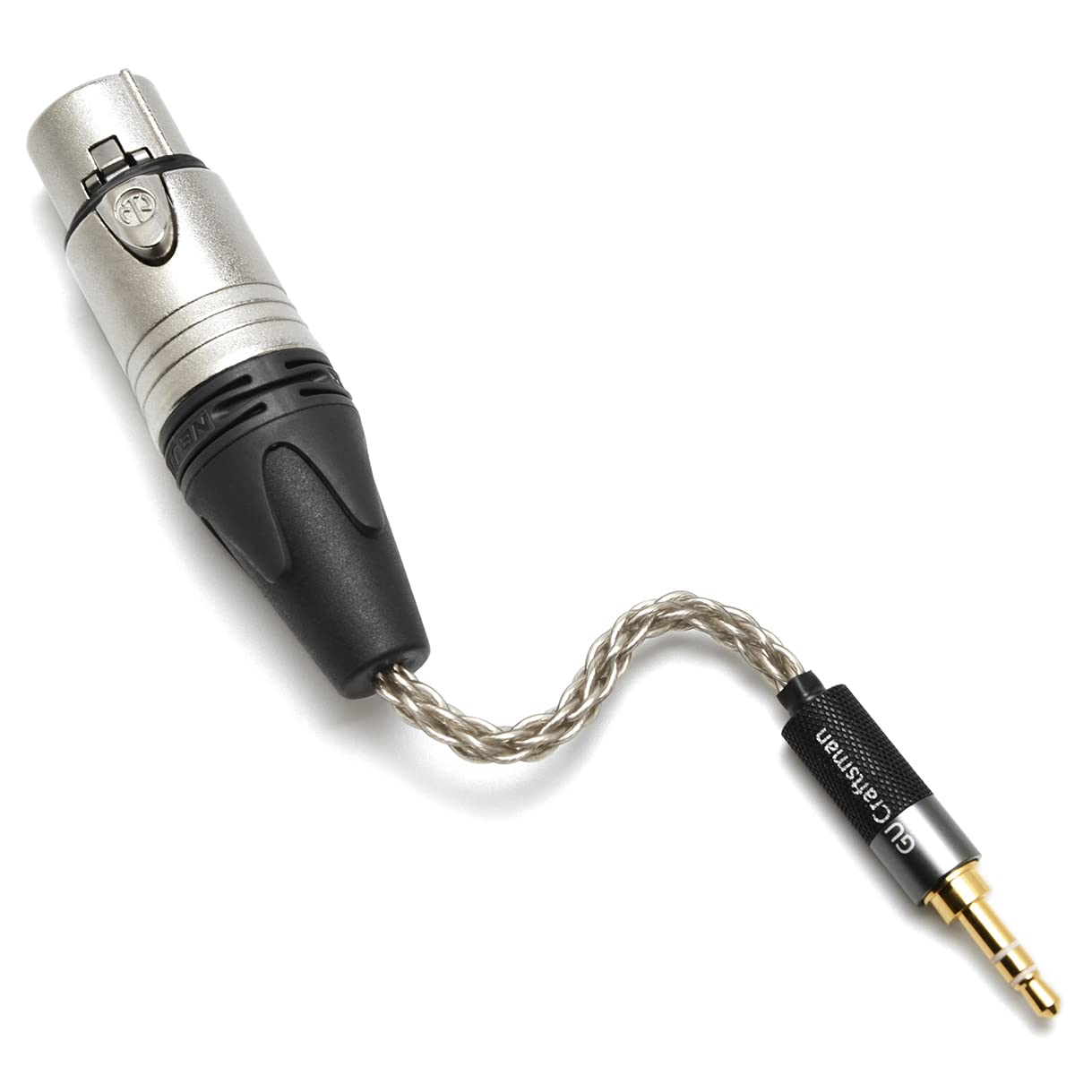 Amazon | GUCraftsman 3.5mm三極ステレオ(オス)変換4 Pin XLR