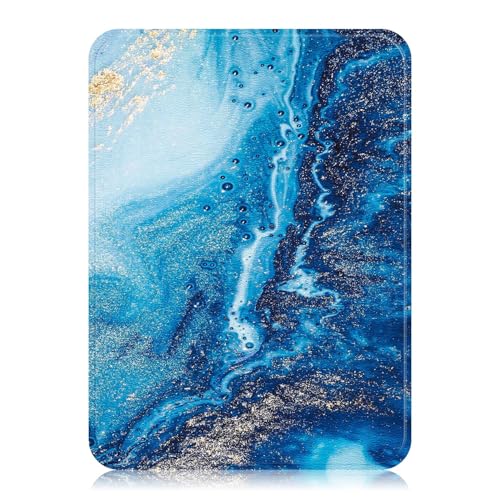 Image of Kindle Paperwhite Case 12th Generation 2024 - Slim Lightweight 7 Inch Book Cover with Auto Sleep /Wake | Protective Folio for Kindle Paperwhite 12th Gen,Waves
