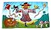 Produktbild Flagge/Fahne Herbst Vogelscheuche 90 x 150 cm