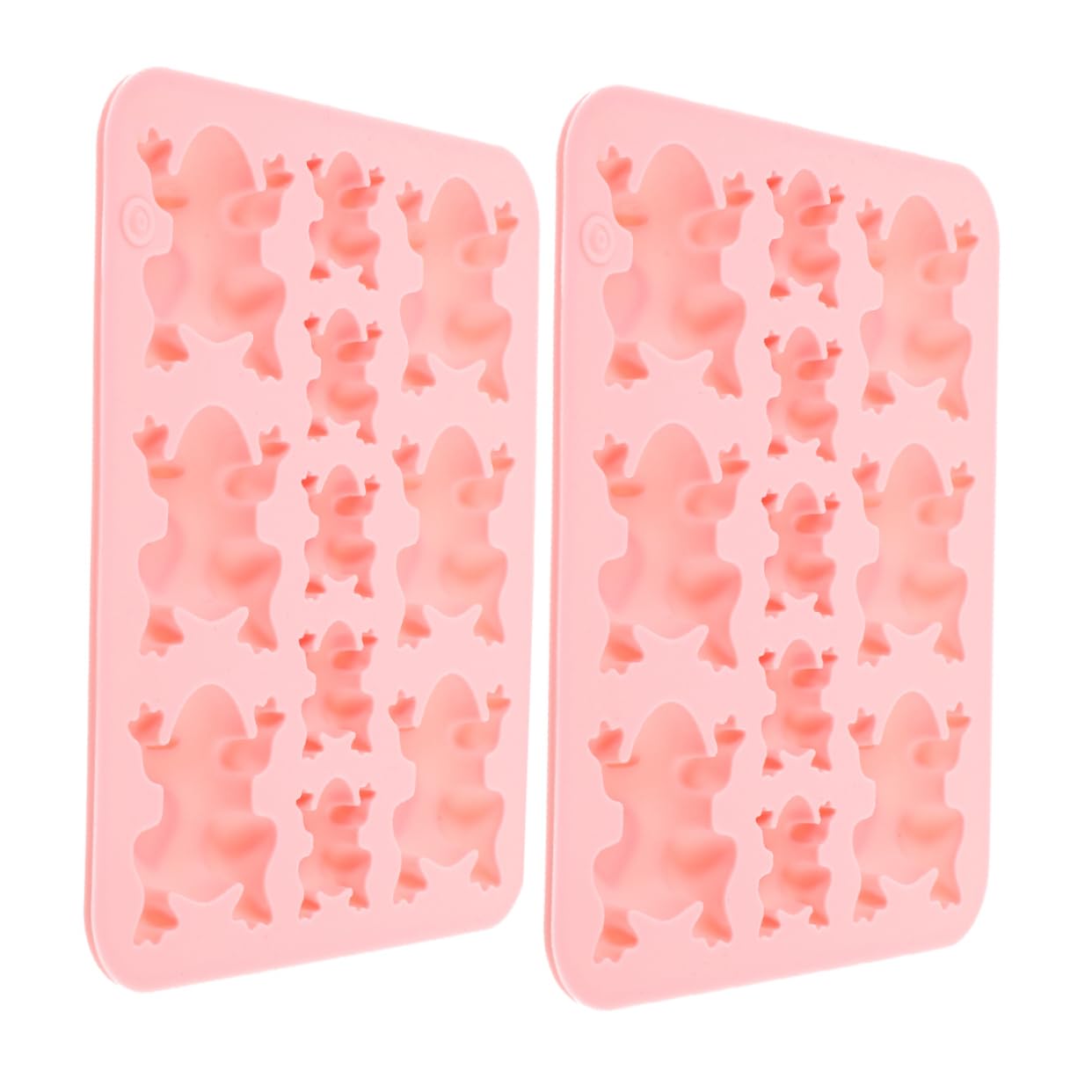 ARTIBETTER 5 Series Molde De Silicona De Rana Molde De De Rana Decoración Dulce De De De Bricolaje Herramienta De Horneado Gel De Sílice Rosa 2 Piezas X 5