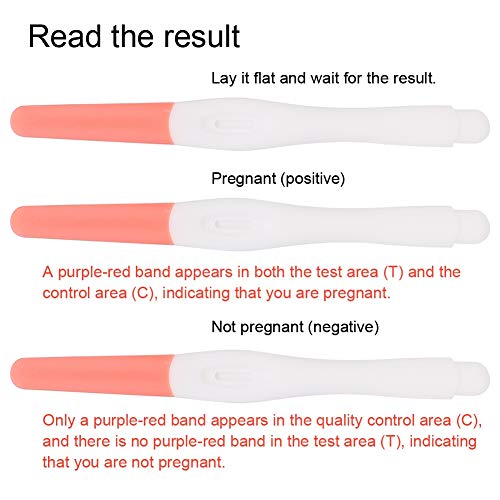 Naroote Zwangerschap Test Pennen, 5 stks Vroege Zwangerschap Tester Pen Home HCG Urine Testing Strip Kit voor Vrouwen… - Image 3