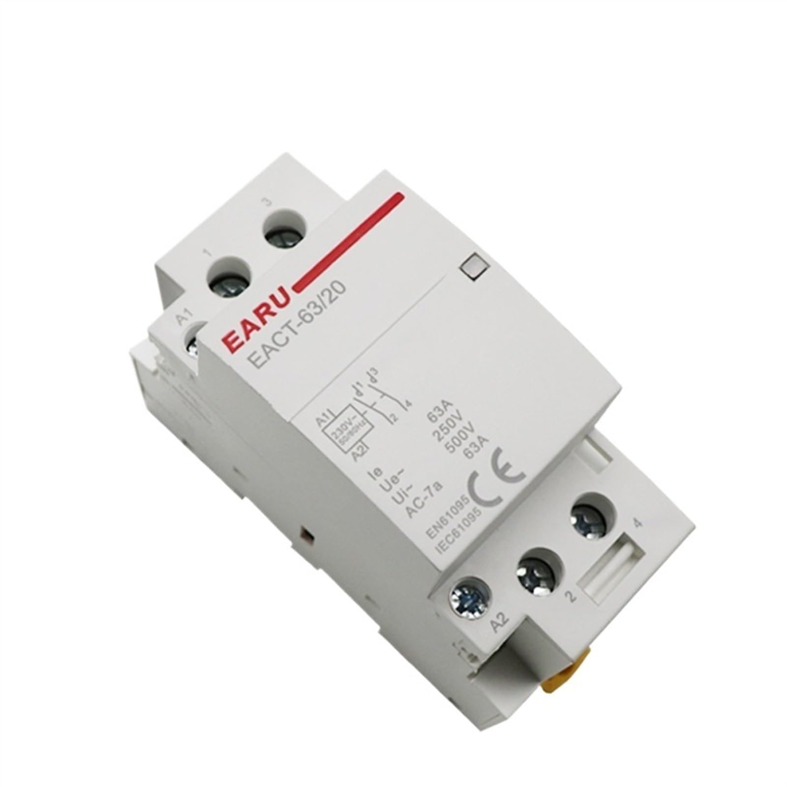 KNIUWMBMH 2P 32-63A AC 110V 220V 50/60Hz Din Rail Household AC Modular Contactor Switch Controller 2NO 2NC 1NO 1NC(32a,2NO-110V)