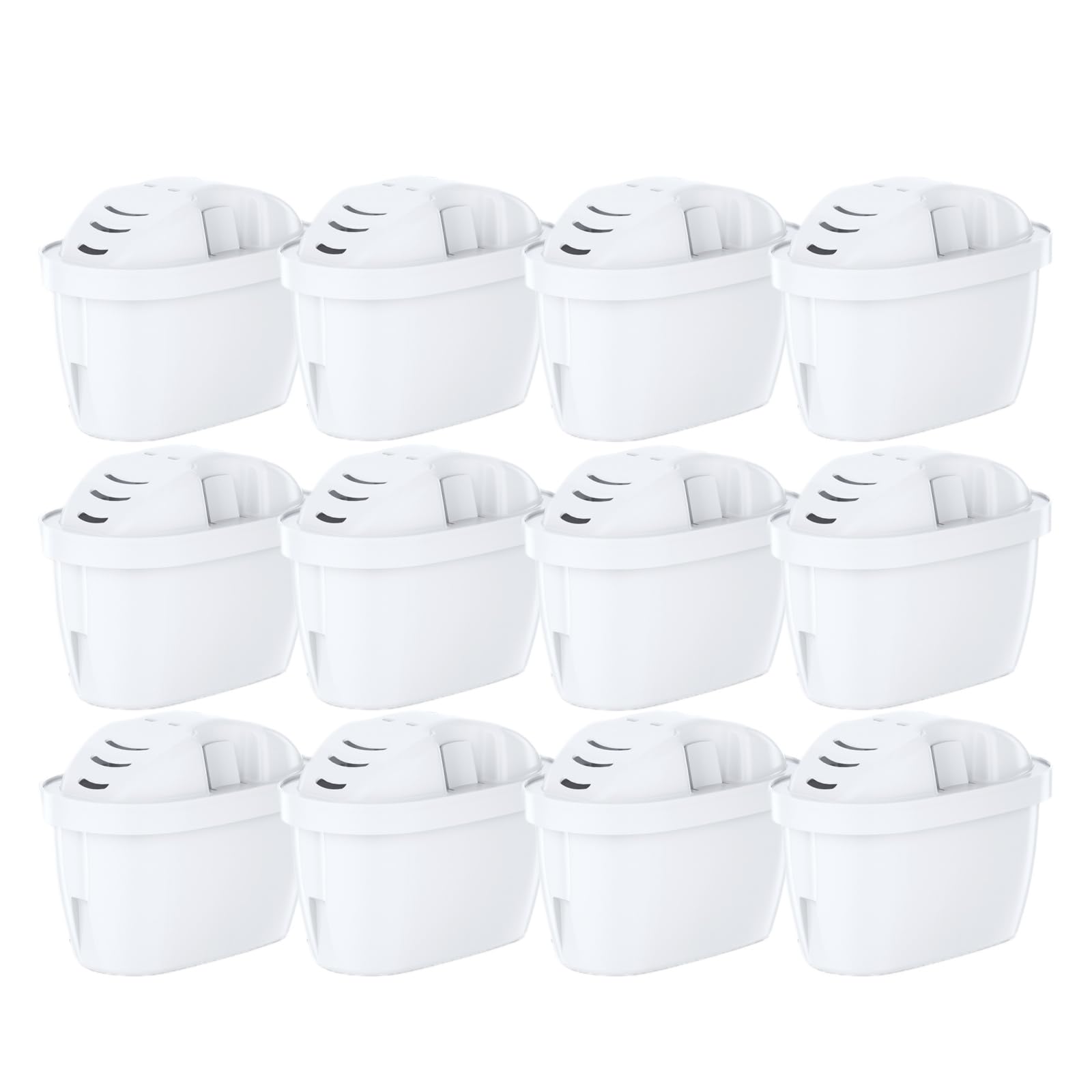 Mutital 12 Wasserfilter-Kartuschen, Ersatz für Brita Maxtra+ Filterkartuschen, kompatibel mit Brita Kannen Marella, Style, Elemaris XL, Aluna, Mavea Elemaris System und Marella System