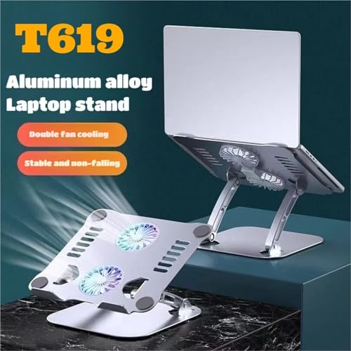 Base para Laptop con Ventilador y Soporte Ajustable miniatura 2