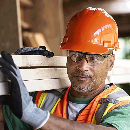 Sellstrom S72000 XP410 SAFTEY GLASSES - CLEAR, ANTI-FOG (K & N Rated), BLACK/GREEN - Image 4