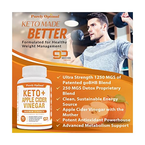 Premium-Keto-Pills-Apple-Cider-Vinegar-Capsules-with-Mother-Utilize-Fat-for-Energy-with-Ketosis-Boost-Energy-Focus-Manage-Cravings-Metabolism-Support-Bhb-Keto-Diet-Pills-for-Women-Men Premium Keto Pills + Apple Cider Vinegar Capsules with Mother - Utilize Fat for Energy with Ketosis, Boost Energy & Focus, Manage Cravings, Metabolism Support - Bhb Keto Diet Pills for Women, Men