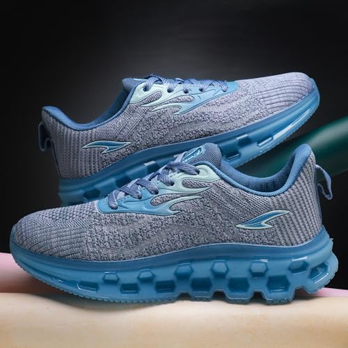 Image of ASIAN Powerplay-29 Men's Running Shoes | Fire-Pattern Design with HexaFlow TPU Sole | Fish-Scale Yarn Upper Shoe | Premium Athletic Sporty Sneakers