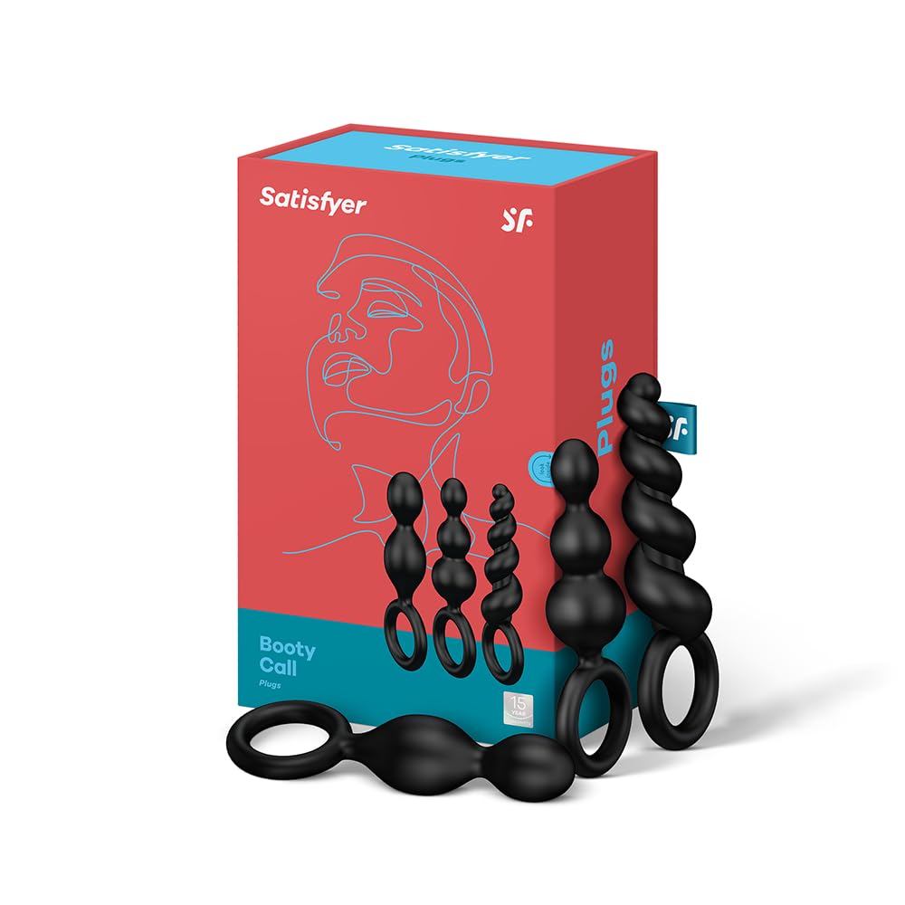 booty call sex dolls CalExotics Booty Call Booty Multi-Speed Anal Silicone Vibro Kit: 2 Probes  with Vibrator - Pink main image 1