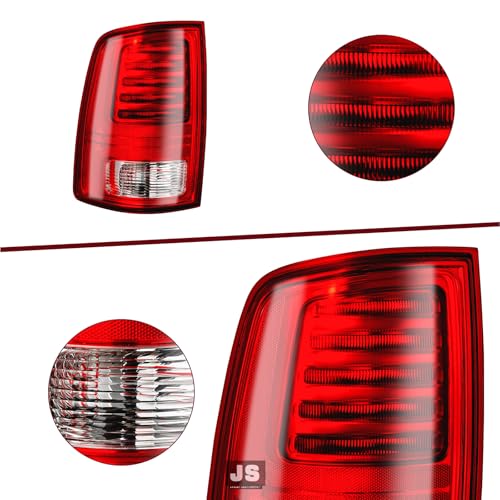Image of JSBOYAT LED Tail Lights Assembly Pair Compatible With 2013-2018 Dodge Ram 1500 /2014-2018 Dodge Ram 2500 3500 Rear Tail Lamp Replacement Black Lens