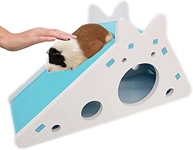 Hamster | Casa Hamster com Sli| Casa Hamster Brinquedos Exercício Esconderijo Faça Você Mesmo com Escada e Escorregas para Hamsters Ratos Gerbils ou Animais Adapero