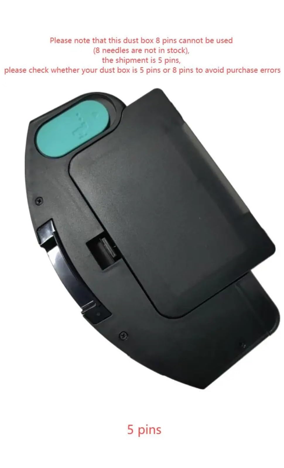 Cubo De Residuos Repuesto Compatible Con Lefant M1 M2 Pro U180 OKP-K8 | Cubo recolector de polvo de repuesto for robot barredor automático(M1)