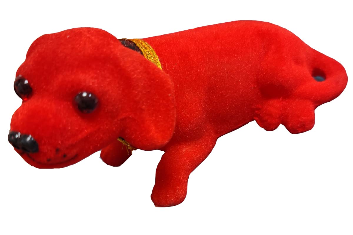 O & R Moving Head Dog Toy for Car Dashboard, Home Decoration, Car Decoration Kids Toy (White) (red) (B0C28H13FS) Amazon Price History, Amazon Price Tracker