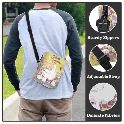 Ducks Cute Cartoon messenger bag cross body bag Womens Casual Purses Adjustable Strap for work outdoor sports 6